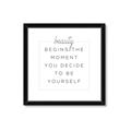 Picture of Be Yourself II _GroupedProduct_Square_Framed_Matted_