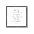 Picture of Be Yourself II _GroupedProduct_Square_Framed_Matted_