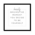 Picture of Be Yourself II _GroupedProduct_Square_Framed_Matted_