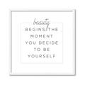 Picture of Be Yourself II _GroupedProduct_Square_Framed_Matted_