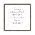 Picture of Be Yourself II _GroupedProduct_Square_Framed_Matted_