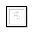 Picture of Be Yourself II _GroupedProduct_Square_Framed_Matted_