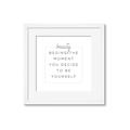 Picture of Be Yourself II _GroupedProduct_Square_Framed_Matted_