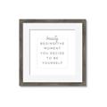 Picture of Be Yourself II _GroupedProduct_Square_Framed_Matted_