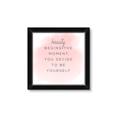 Picture of Be Yourself III _GroupedProduct_Square_Framed_Matted_