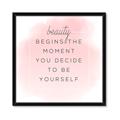 Picture of Be Yourself III _GroupedProduct_Square_Framed_Matted_