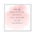 Picture of Be Yourself III _GroupedProduct_Square_Framed_Matted_