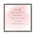 Picture of Be Yourself III _GroupedProduct_Square_Framed_Matted_