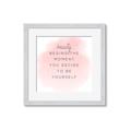 Picture of Be Yourself III _GroupedProduct_Square_Framed_Matted_