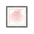 Picture of Be Yourself III _GroupedProduct_Square_Framed_Matted_