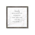 Picture of Be Yourself V _GroupedProduct_Square_Framed_Matted_