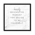 Picture of Be Yourself V _GroupedProduct_Square_Framed_Matted_