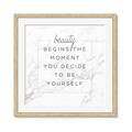 Picture of Be Yourself V _GroupedProduct_Square_Framed_Matted_