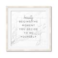 Picture of Be Yourself V _GroupedProduct_Square_Framed_Matted_