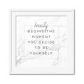 Picture of Be Yourself V _GroupedProduct_Square_Framed_Matted_
