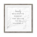 Picture of Be Yourself V _GroupedProduct_Square_Framed_Matted_