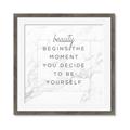 Picture of Be Yourself V _GroupedProduct_Square_Framed_Matted_