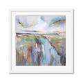 Picture of Water Golden Falls  _GroupedProduct_Square_Framed_Matted_