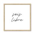 Picture of Sois Libre _GroupedProduct_Square_Framed_Matted_