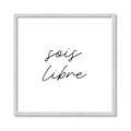 Picture of Sois Libre _GroupedProduct_Square_Framed_Matted_