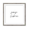 Picture of Sois Libre _GroupedProduct_Square_Framed_Matted_