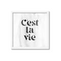 Picture of Cest La Vie III _GroupedProduct_Square_Framed_Matted_