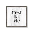 Picture of Cest La Vie III _GroupedProduct_Square_Framed_Matted_