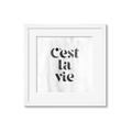 Picture of Cest La Vie III _GroupedProduct_Square_Framed_Matted_