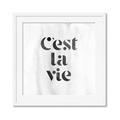 Picture of Cest La Vie III _GroupedProduct_Square_Framed_Matted_