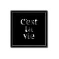 Picture of Cest La Vie IV _GroupedProduct_Square_Framed_Matted_
