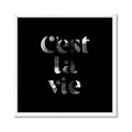 Picture of Cest La Vie IV _GroupedProduct_Square_Framed_Matted_