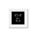 Picture of Cest La Vie IV _GroupedProduct_Square_Framed_Matted_