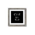 Picture of Cest La Vie IV _GroupedProduct_Square_Framed_Matted_