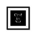 Picture of Cest La Vie IV _GroupedProduct_Square_Framed_Matted_
