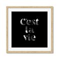 Picture of Cest La Vie IV _GroupedProduct_Square_Framed_Matted_