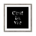 Picture of Cest La Vie IV _GroupedProduct_Square_Framed_Matted_