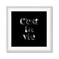 Picture of Cest La Vie IV _GroupedProduct_Square_Framed_Matted_