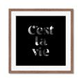 Picture of Cest La Vie IV _GroupedProduct_Square_Framed_Matted_