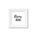 Picture of Bisous V _GroupedProduct_Square_Framed_Matted_