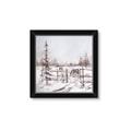 Picture of Animal in winter _GroupedProduct_Square_Framed_Matted_