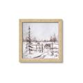 Picture of Animal in winter _GroupedProduct_Square_Framed_Matted_