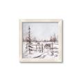 Picture of Animal in winter _GroupedProduct_Square_Framed_Matted_