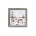 Picture of Animal in winter _GroupedProduct_Square_Framed_Matted_
