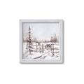 Picture of Animal in winter _GroupedProduct_Square_Framed_Matted_