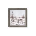 Picture of Animal in winter _GroupedProduct_Square_Framed_Matted_