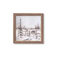 Picture of Animal in winter _GroupedProduct_Square_Framed_Matted_