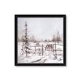Picture of Animal in winter _GroupedProduct_Square_Framed_Matted_