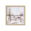 Picture of Animal in winter _GroupedProduct_Square_Framed_Matted_
