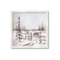 Picture of Animal in winter _GroupedProduct_Square_Framed_Matted_