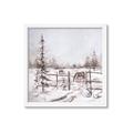 Picture of Animal in winter _GroupedProduct_Square_Framed_Matted_